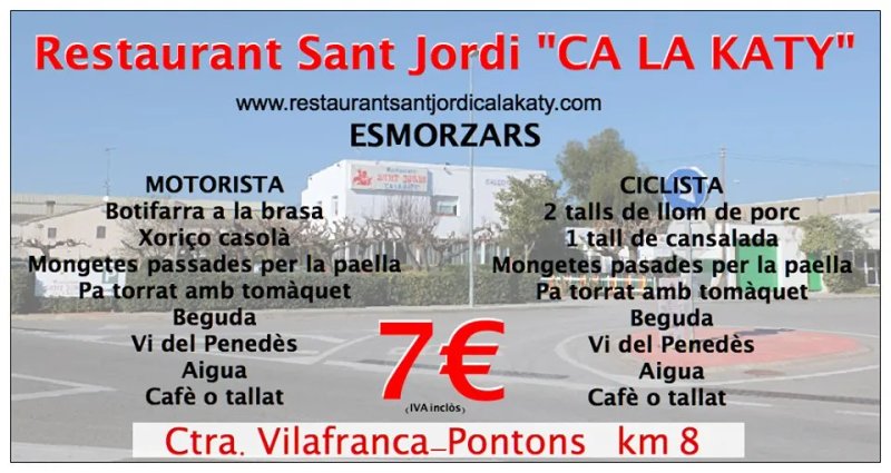 Restaurante Sant Jordi Ca la Katy