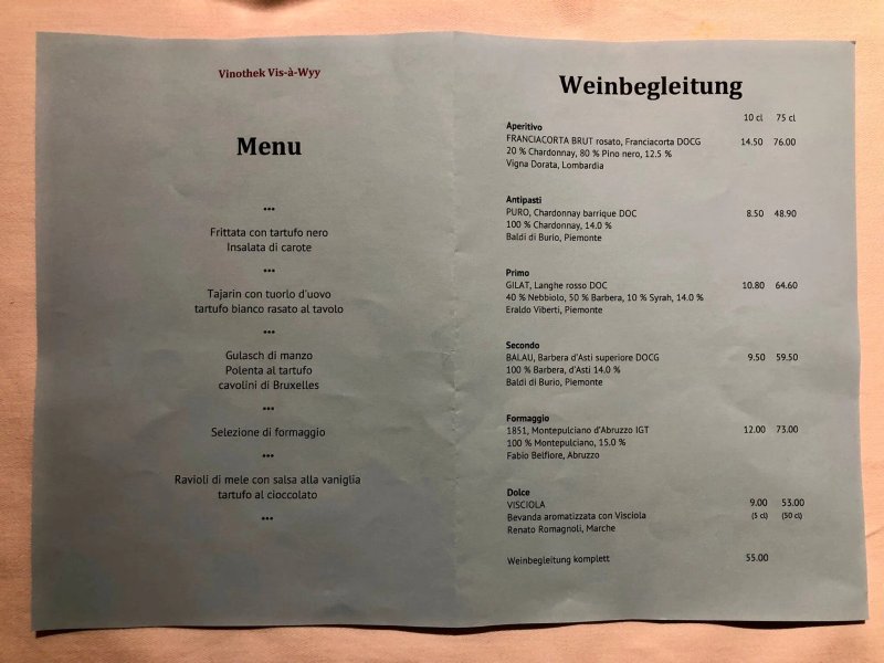 Vinothek Vis-a-wyy