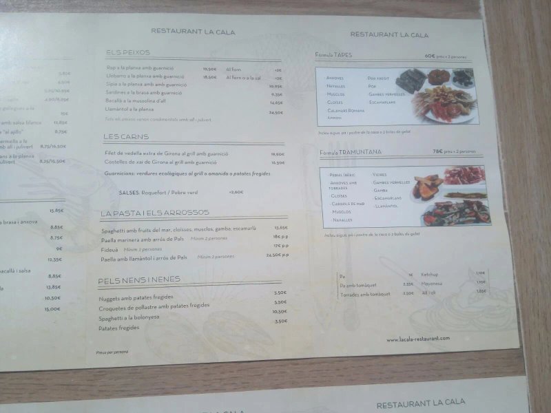 Restaurant La Cala l'Escala