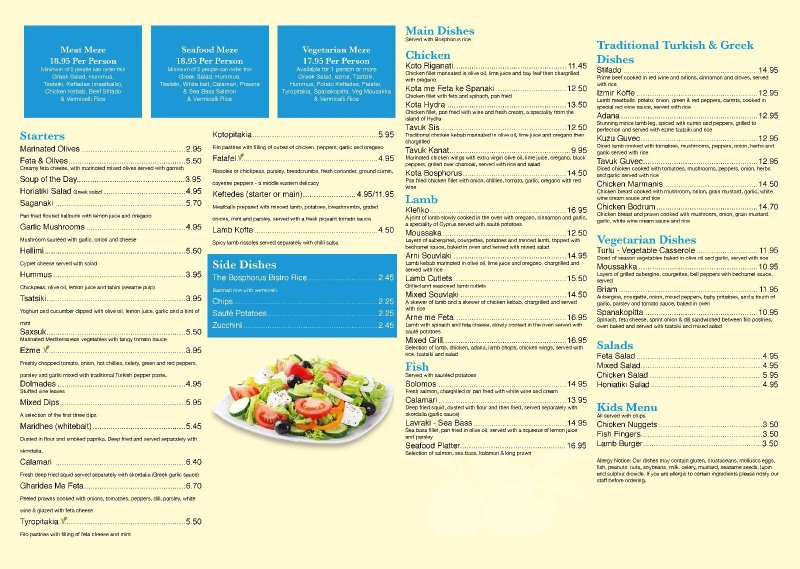 The Bosphorus Bistro