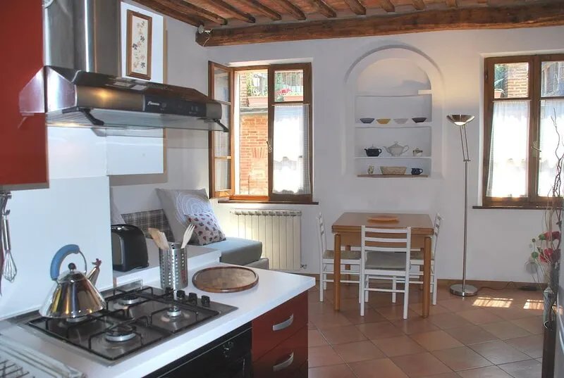 Characteristic apartment in the historic center of Siena
