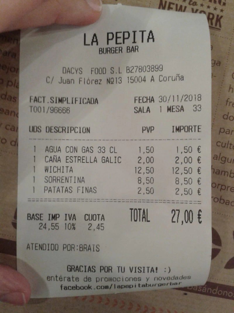 La Pepita Burger Bar - La Coruna