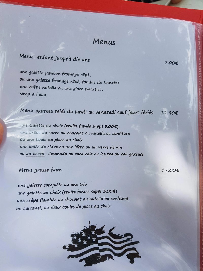 Creperie au ble noir et dore