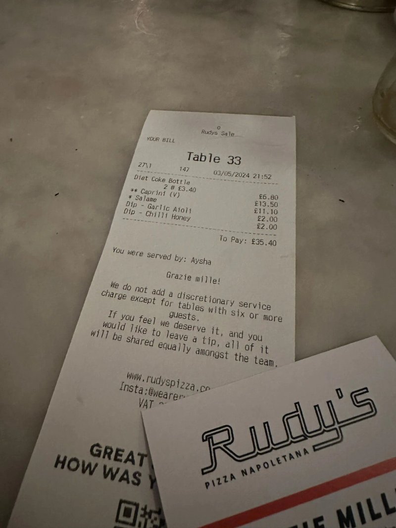 Rudy's Neapolitan Pizza - Sale