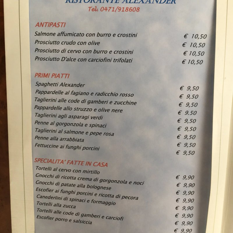 Ristorante Alexander