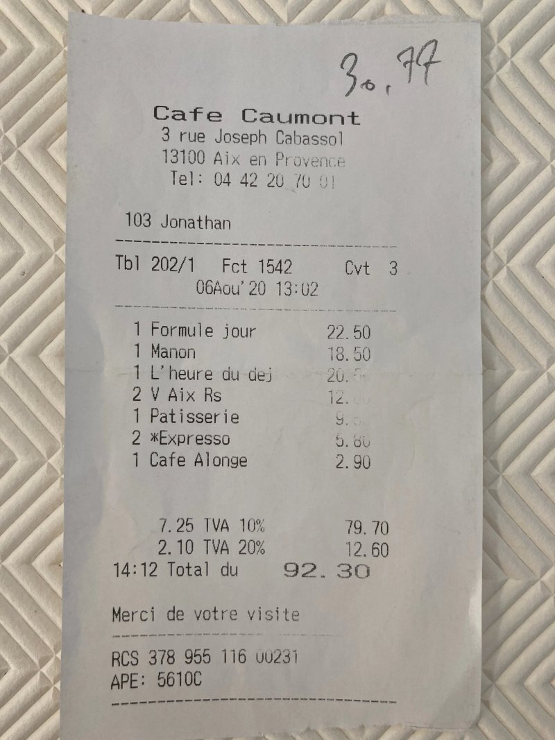 Cafe Caumont