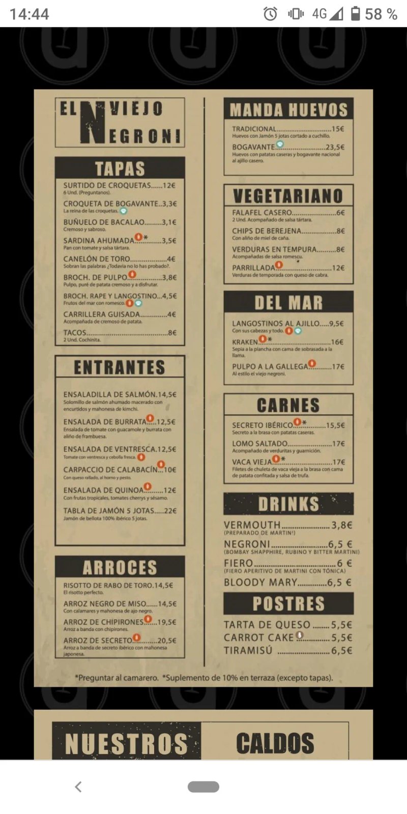El Viejo Negroni