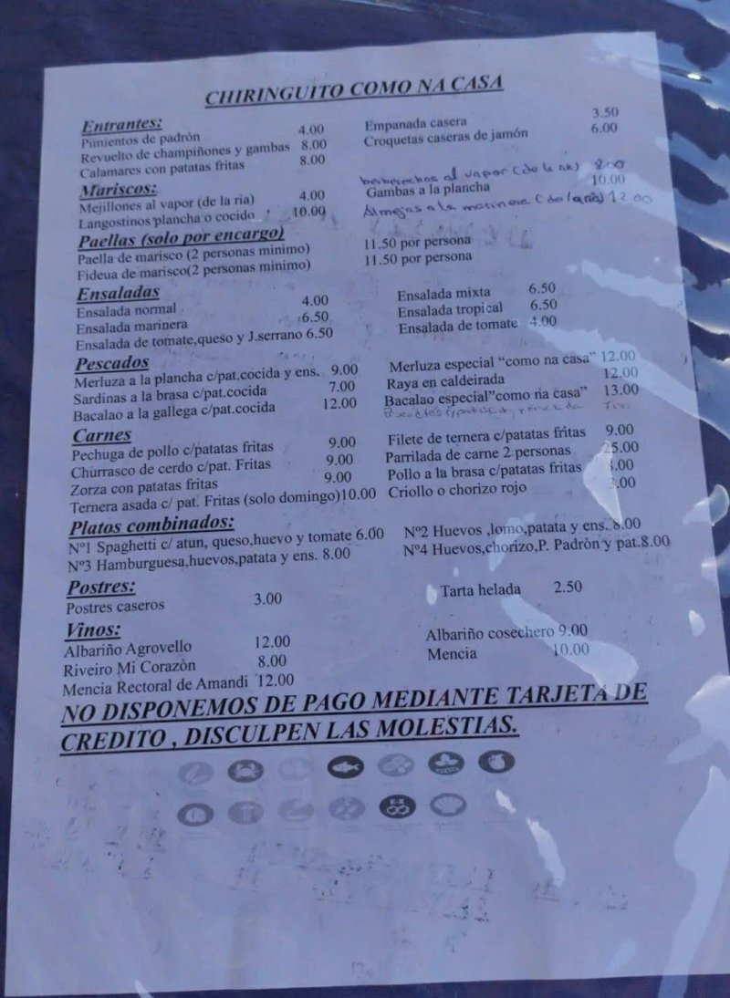 Chiringuito como na casa