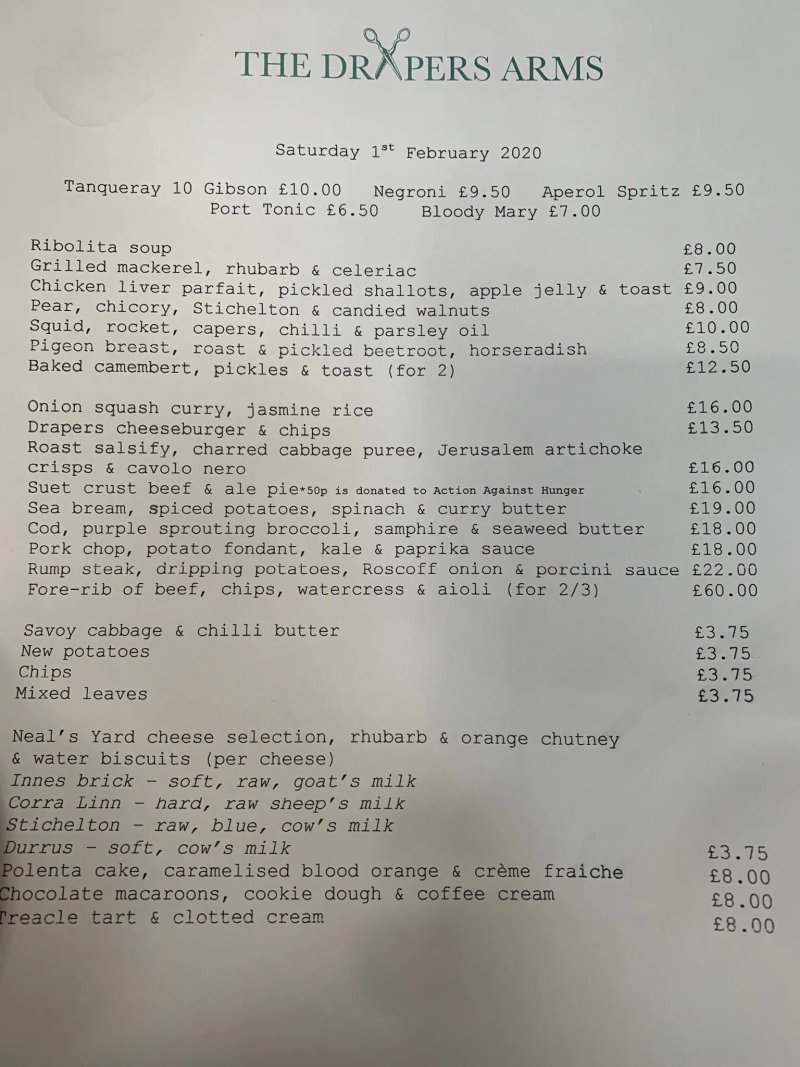 The Drapers Arms