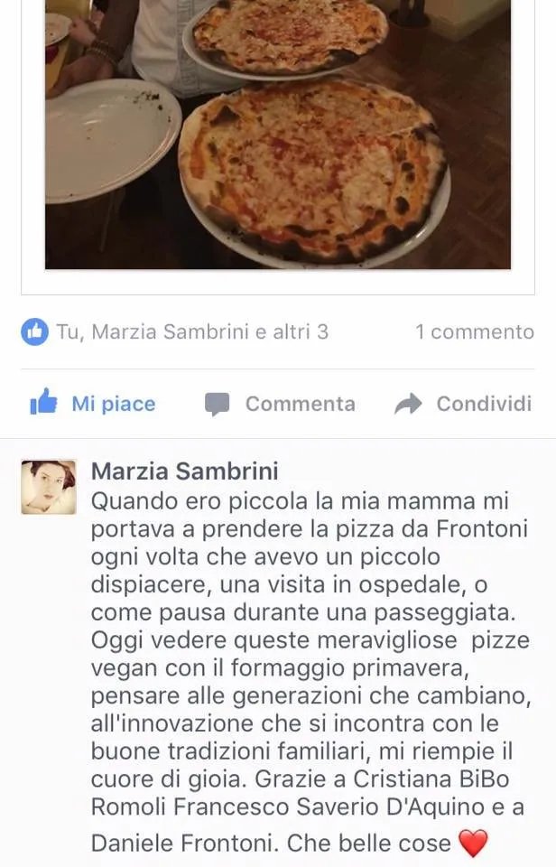 Pizzeria Frontoni L'Arte della Pizza dal 1940