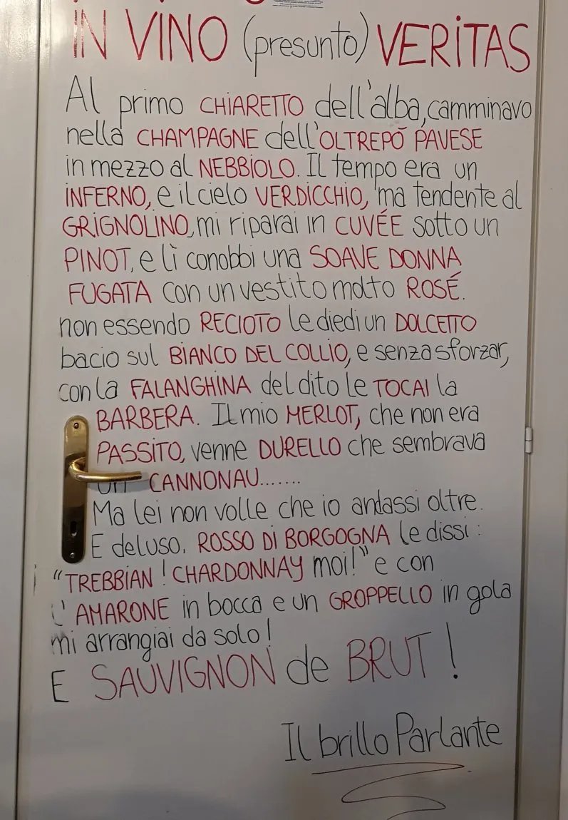 Il brillo parlante