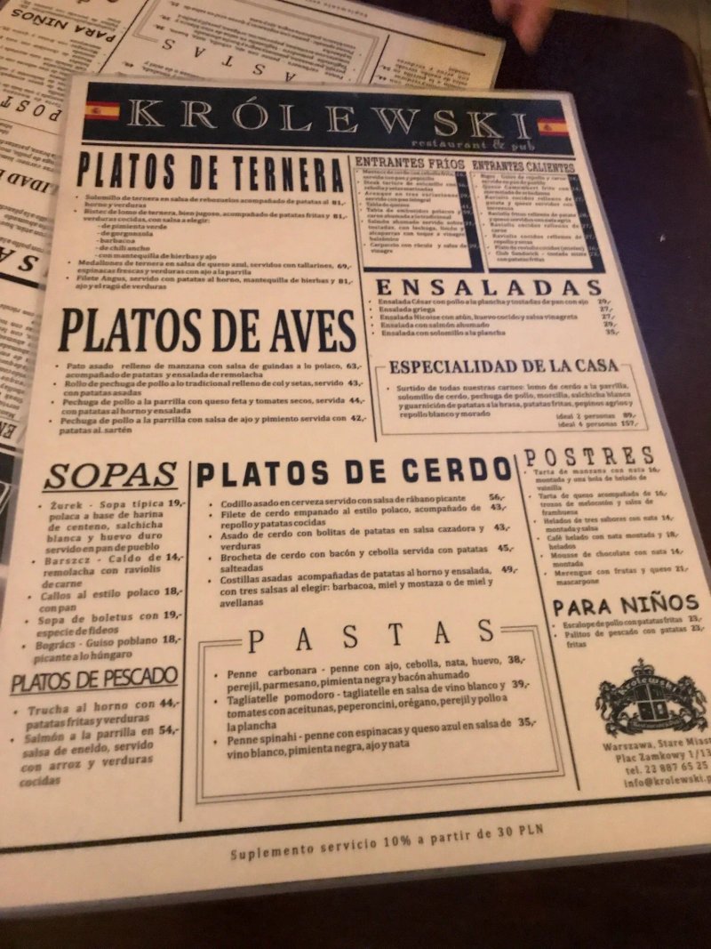 KROLEWSKI restaurant & pub