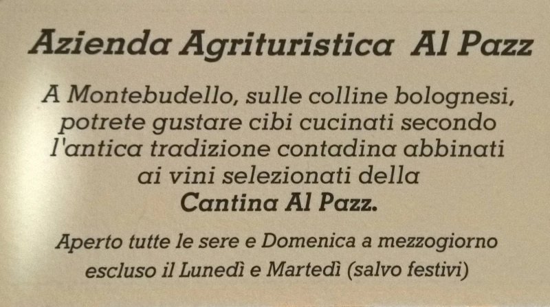 Azienda Agricola Al Pazz