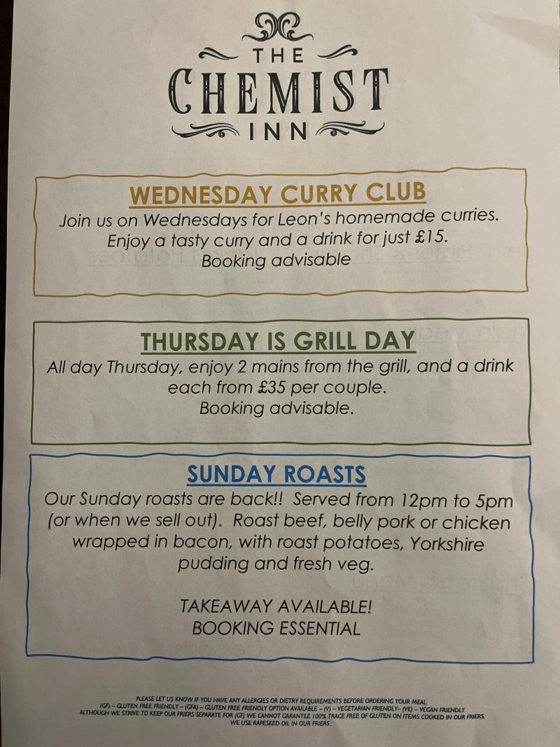 The Old Chemist Inn