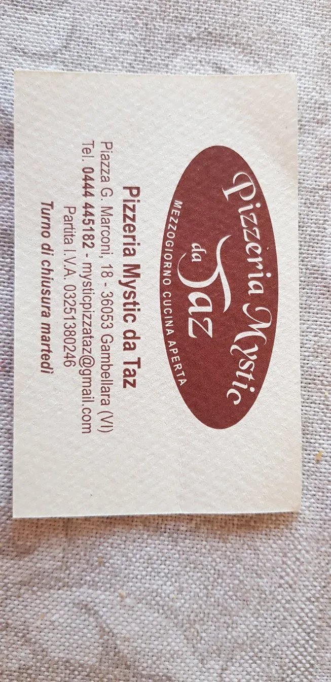 Pizzeria Mystic da Taz