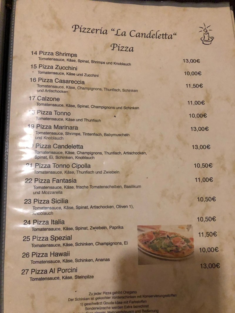 Pizzeria La Candeletta