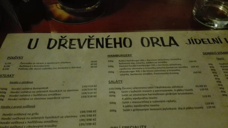 U Dreveneho Orla