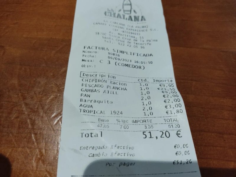 La Chalana La Palma
