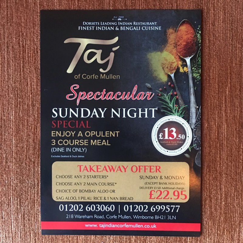 Taj of Corfe mullen