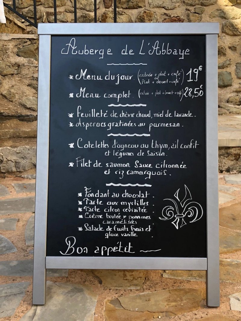 Restaurant de L'Auberge de l'Abbaye Cruis