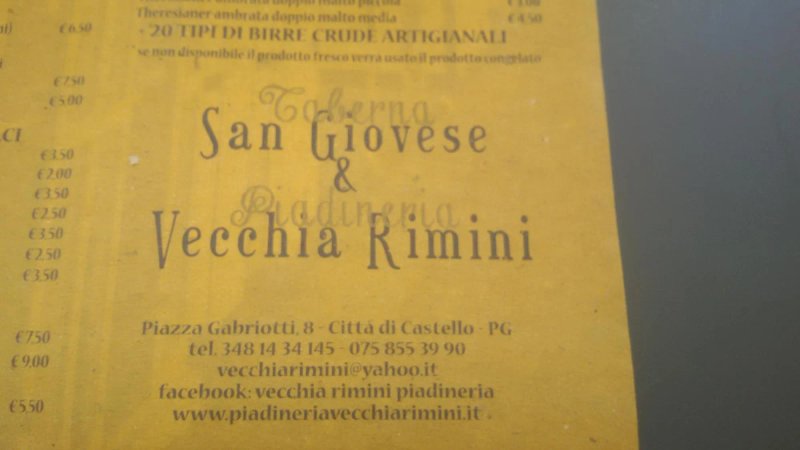 Piadineria Vecchia Rimini