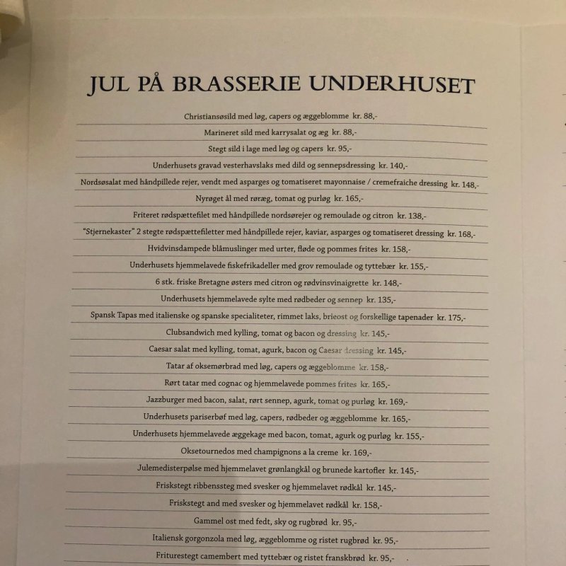 Restaurant Underhuset