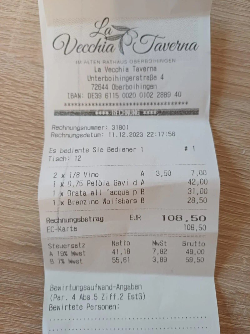 La Vecchia Taverna