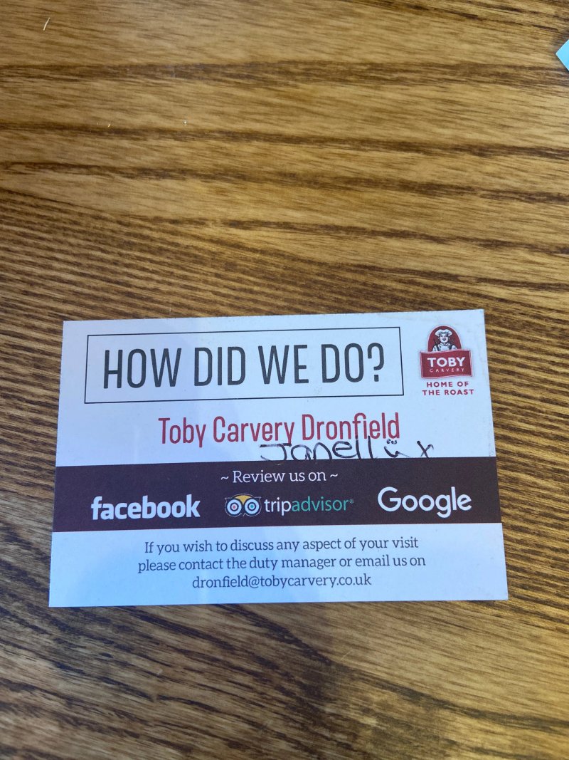 Toby Carvery Dronfield