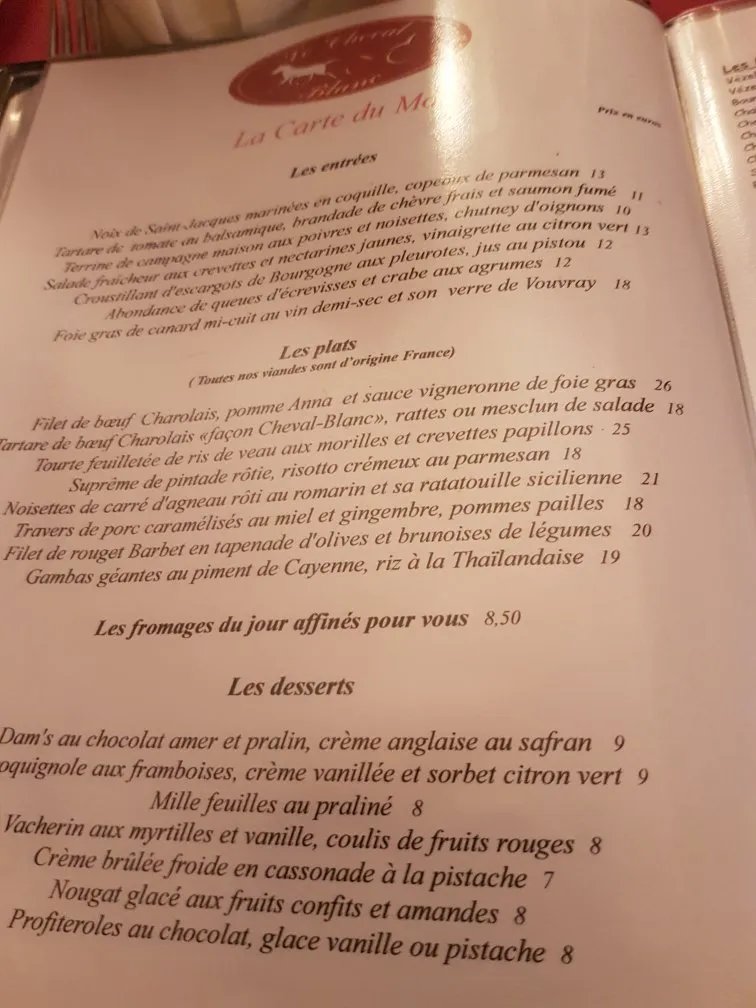 Restaurant Hotel du Cheval Blanc