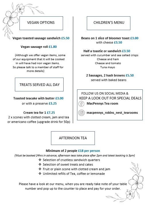 The Robin's Nest Vintage Tea Rooms