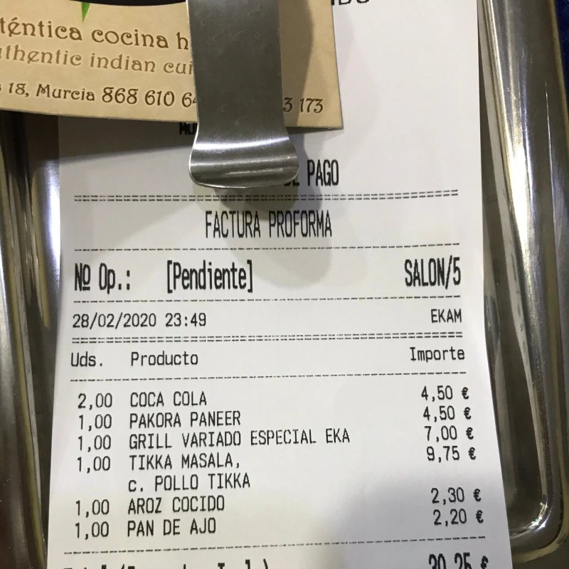 Ekam Restaurante Hindu