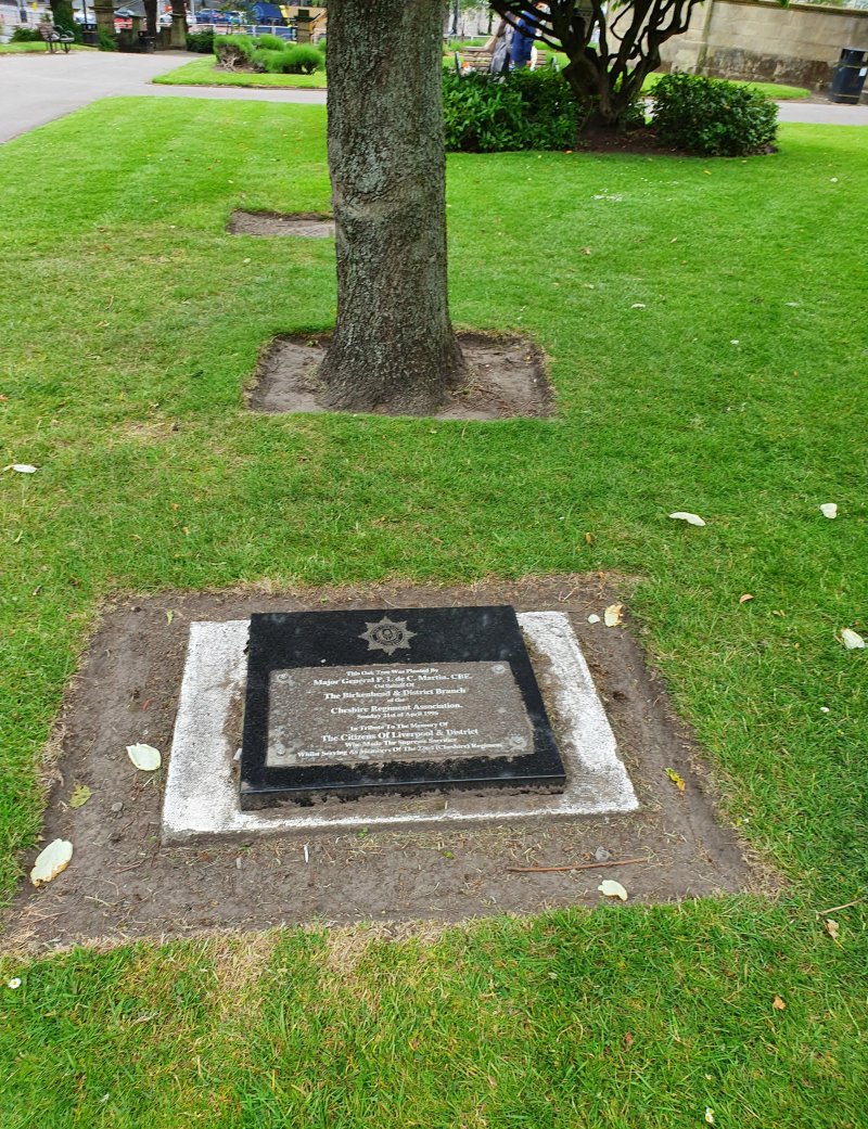 Cheshire Regiment Association Memorial