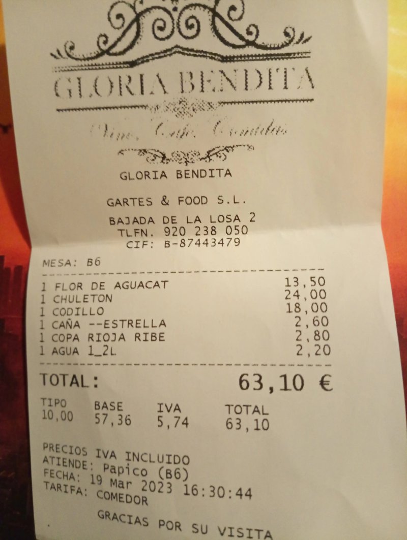 Gloria Bendita