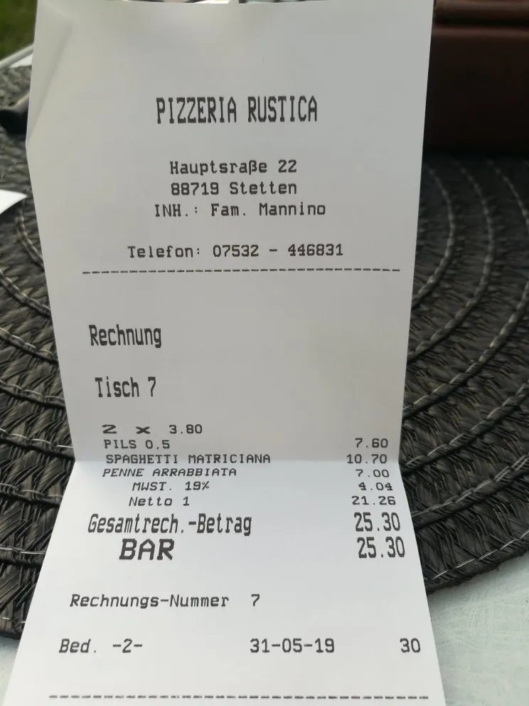 Pizzeria Rustica