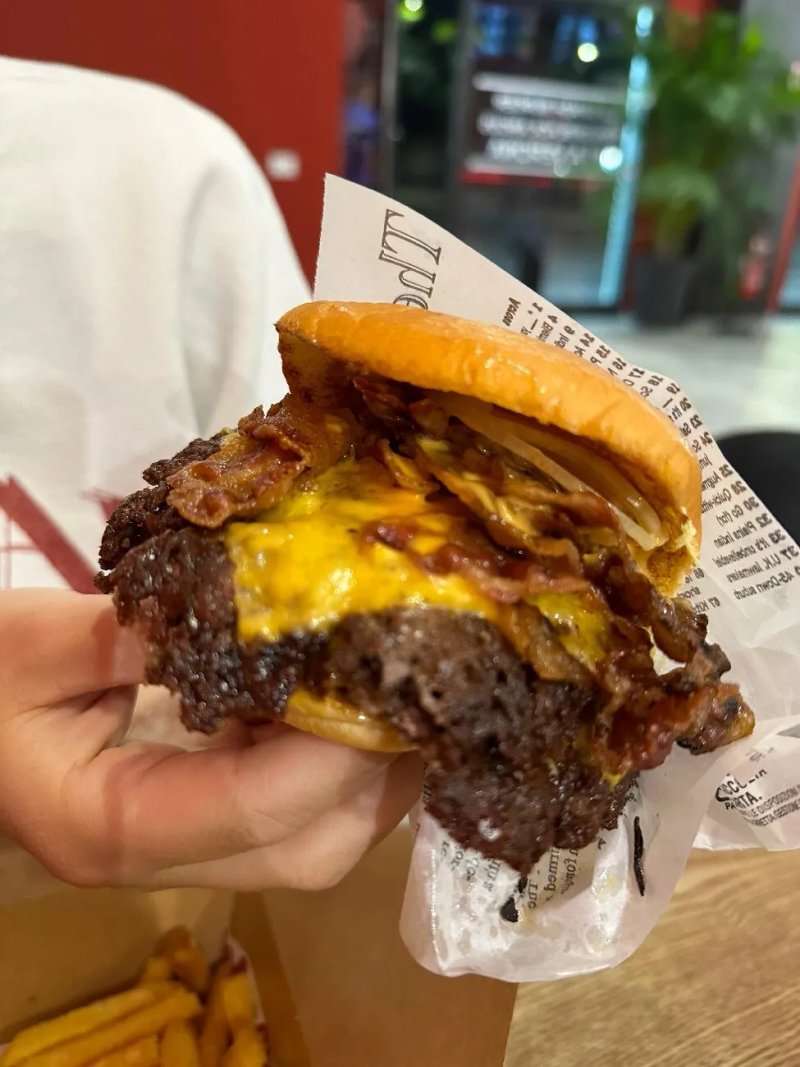 Mr. Fib The First Black Angus Smash Burger