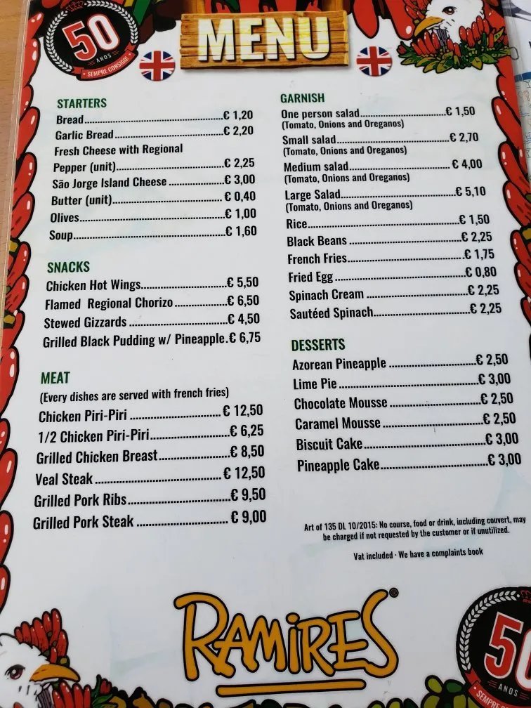 Restaurante Ramires Ponta Delgada