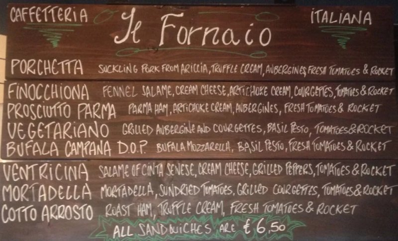 Il Fornaio Dawson Street