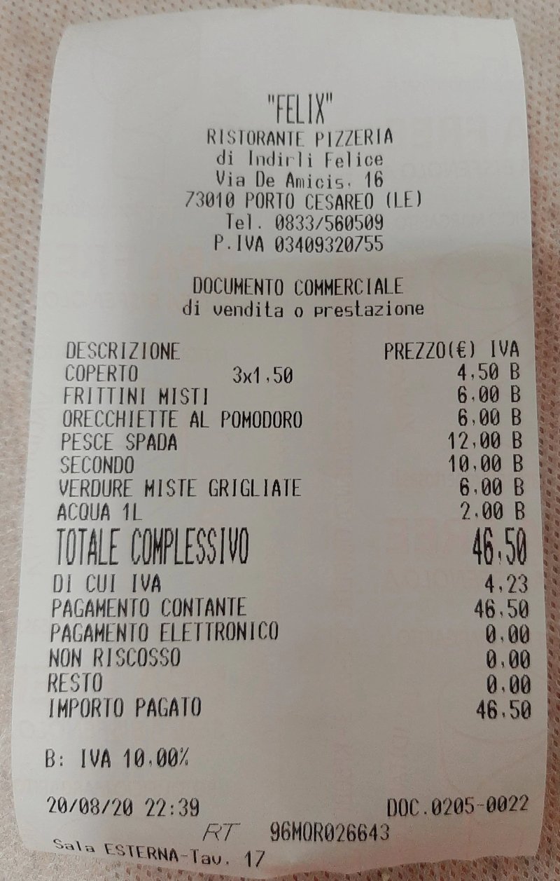 Felix Ristorante Pizzeria
