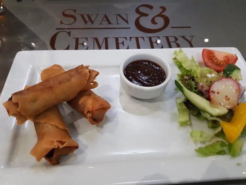 Swan & Cemetery
