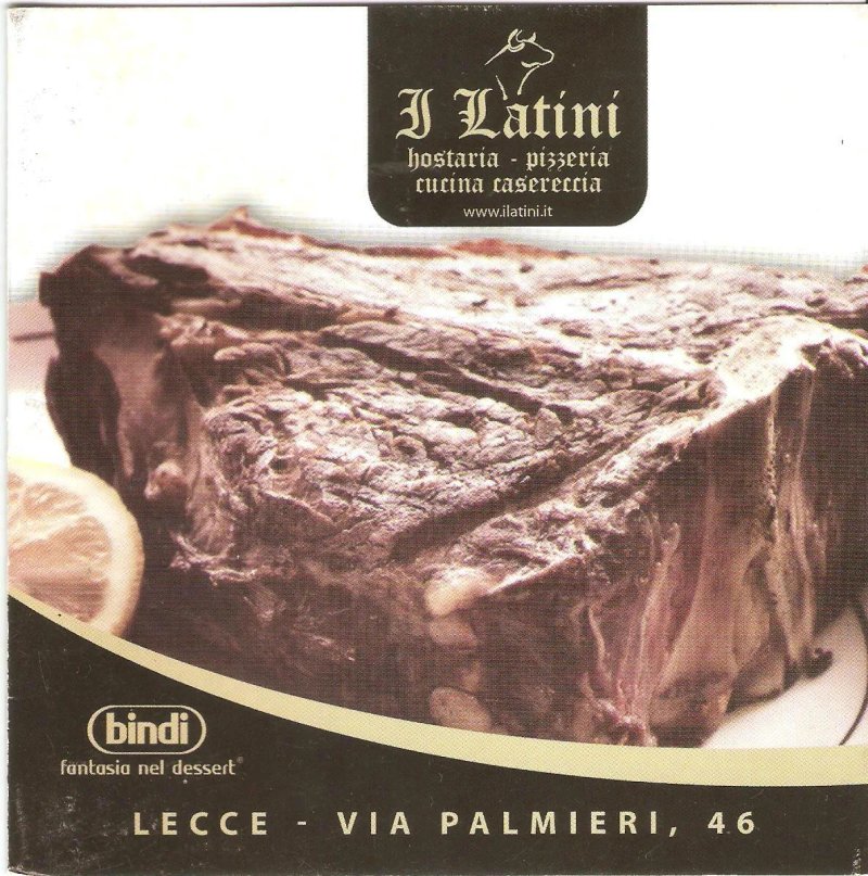 I Latini restaurant Lecce