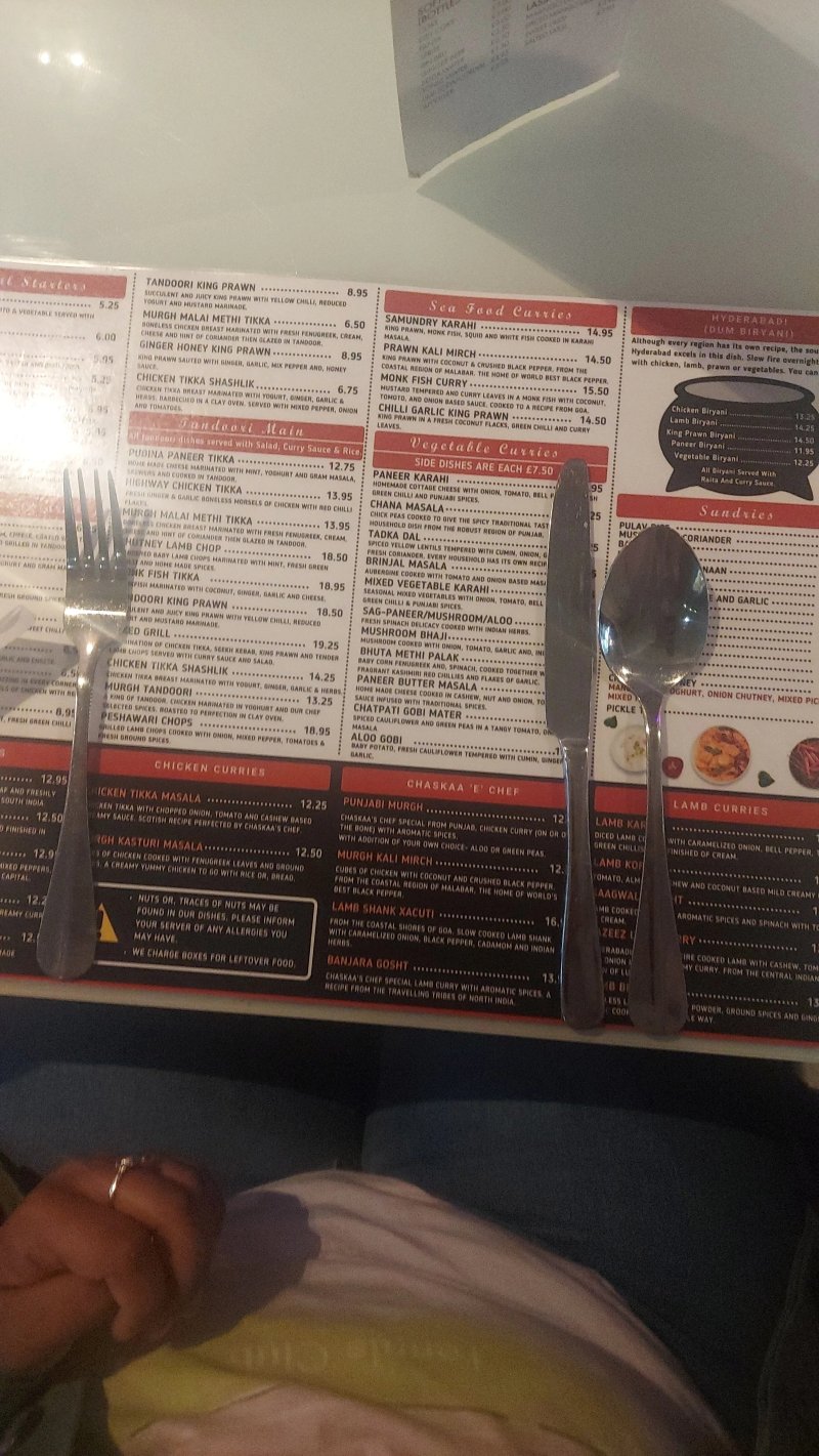 Chaskaa Indian Restaurant Edinburgh