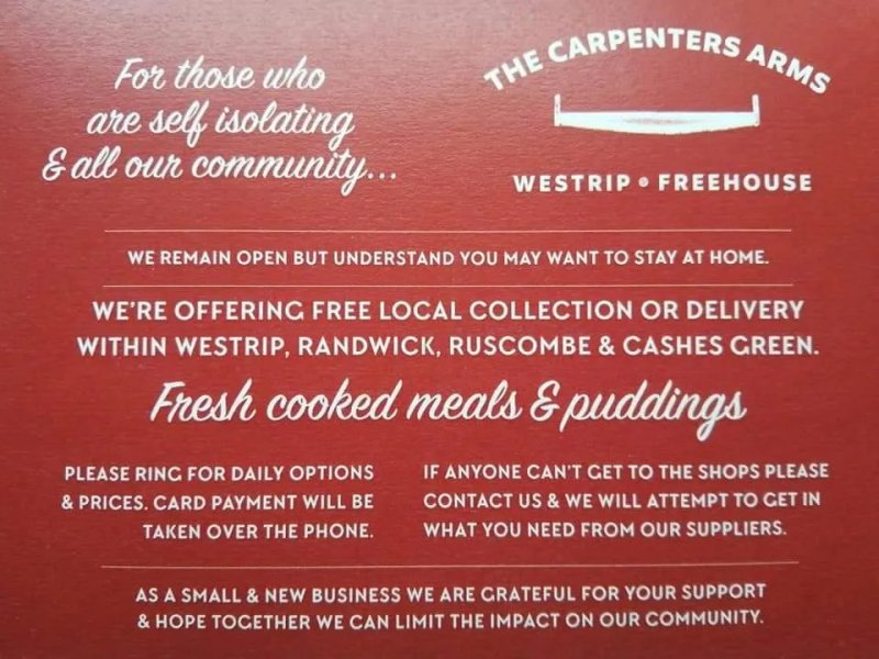 The Carpenters Arms Westrip