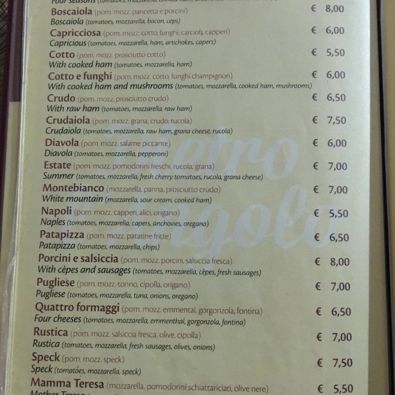 Trattoria Pizzeria Dietro L'Angolo