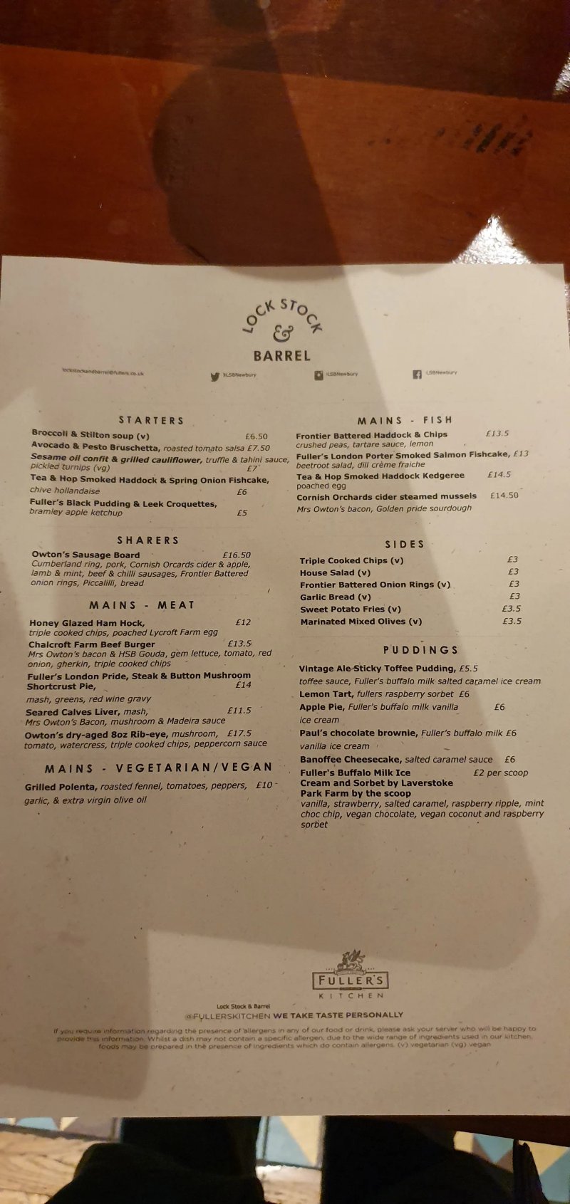 The Lock Stock & Barrel, Newbury