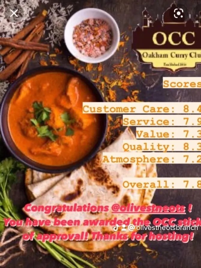 Olive Naturally Indian St Neots Branch