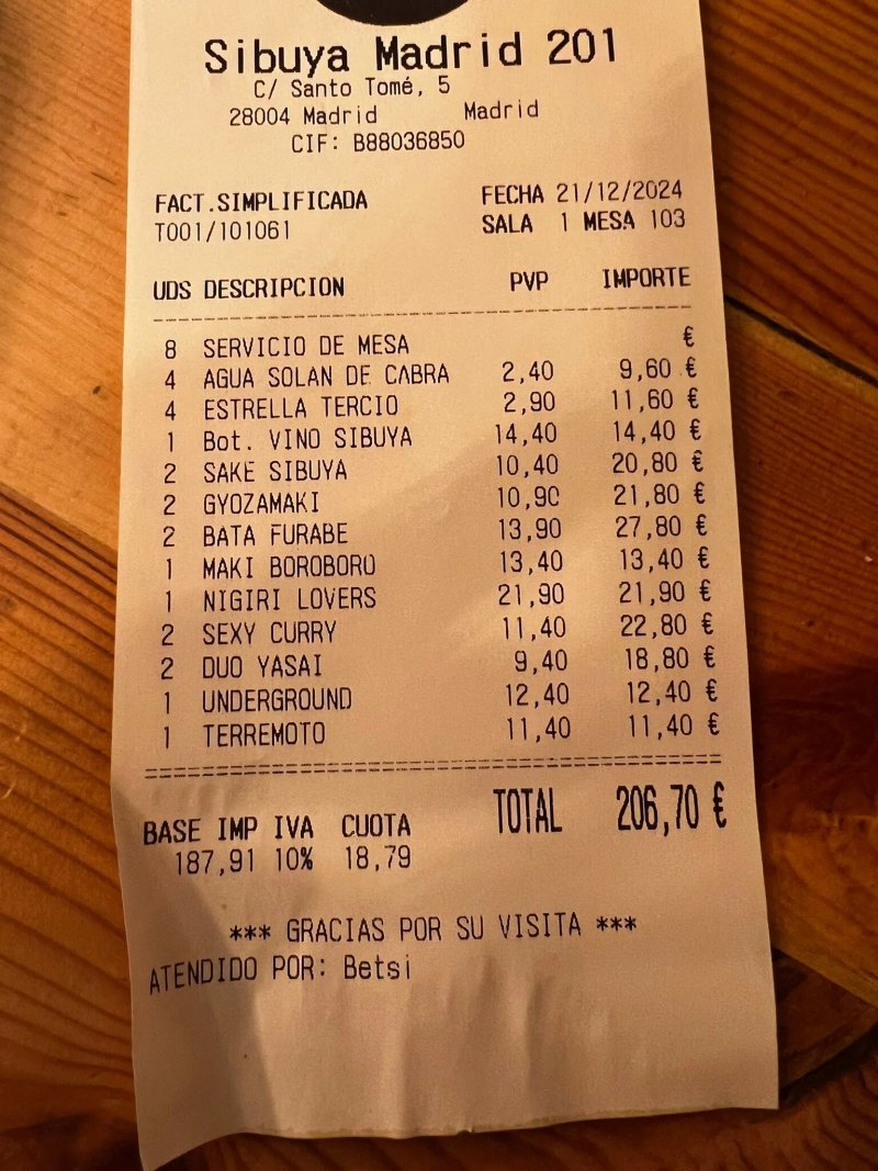 Sibuya Urban Sushi Bar Chueca
