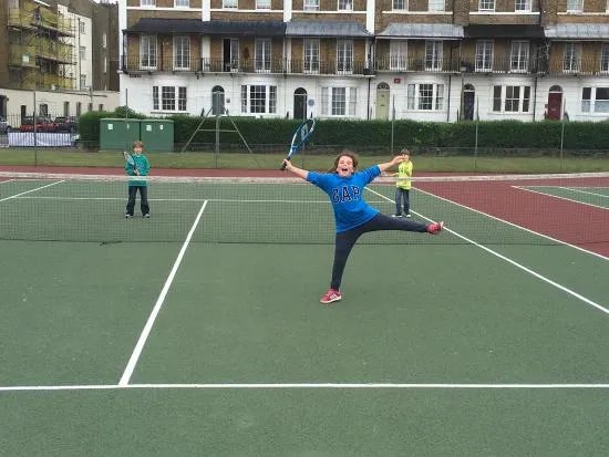 Spencer Square Tennis and Pickle Ball Courts with Coffee Hut