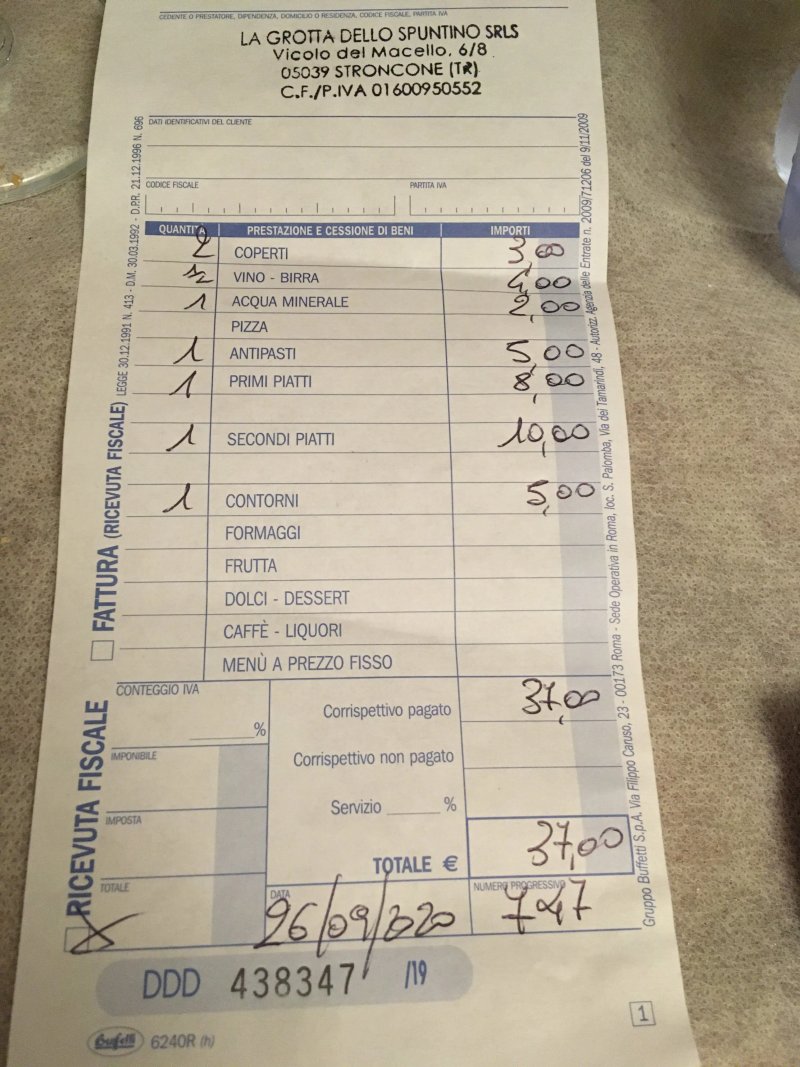 La Grotta dello Spuntino trattoria - pizzeria