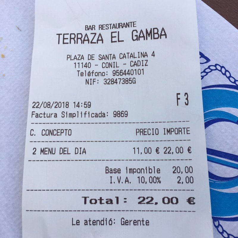 Bar Terraza El Gamba