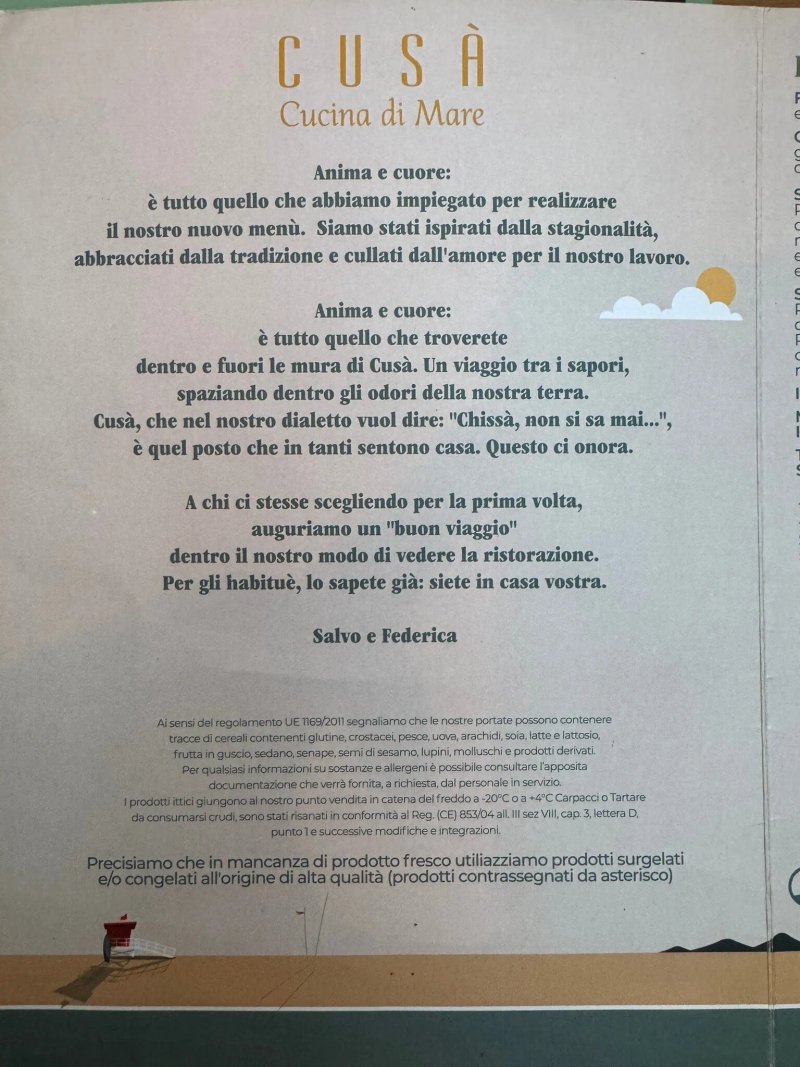 Cusa Cucina Di Mare